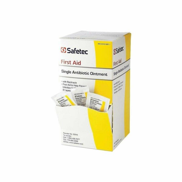 Safe-Tec Single Antibiotic Ointment First Aid SSAB140310